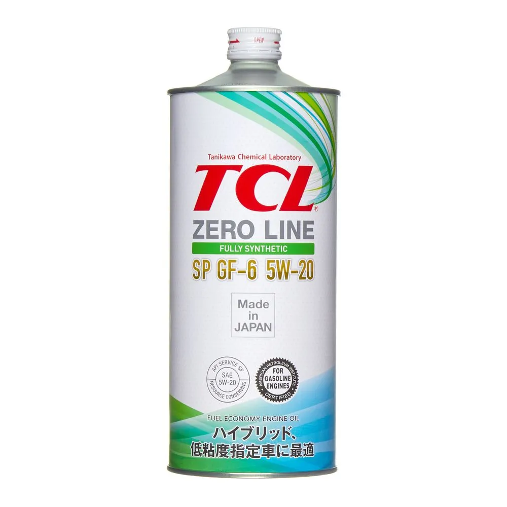 Масло моторное TCL Zero Line Fully Synth, Fuel Economy, SP, GF-6, 5W20, 1л TCL Z0010520SP