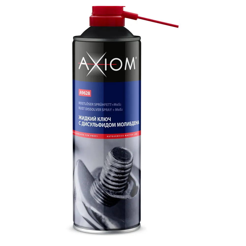 Жидкий ключ с дисульфидом молибдена AXIOM. 650 мл. спрей. A9628 AXIOM A9628