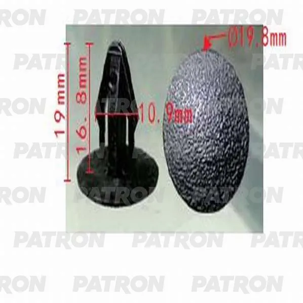 Клипса пластмассовая без штока NISSAN PATRON P370611