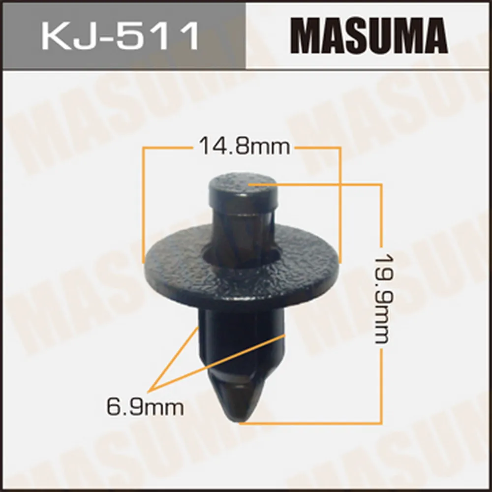 Клипса универс. 511-KJ [уп.50] MASUMA KJ-511