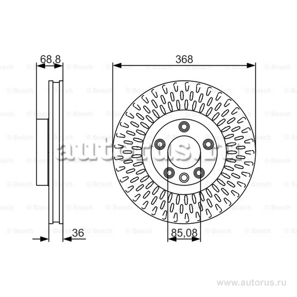 Тормозной BOSCH 0 986 479 A33