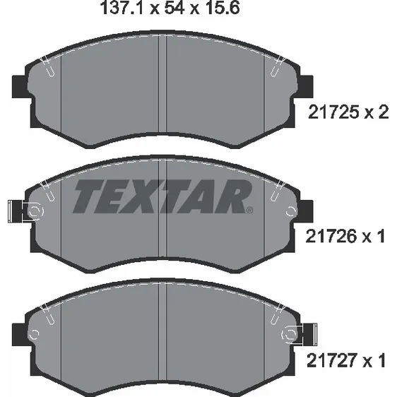 Колодки торм пер SSang Rexton 02-