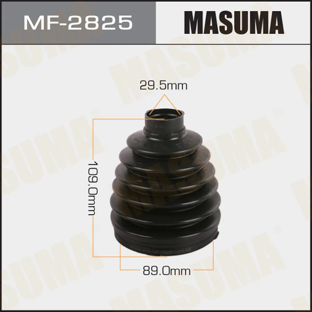 Пыльник ШРУС наруж.к-кт.88.5x108x29 NISSAN PATHFINDER R51M 2005.01-2014.11 MASUMA MF2825