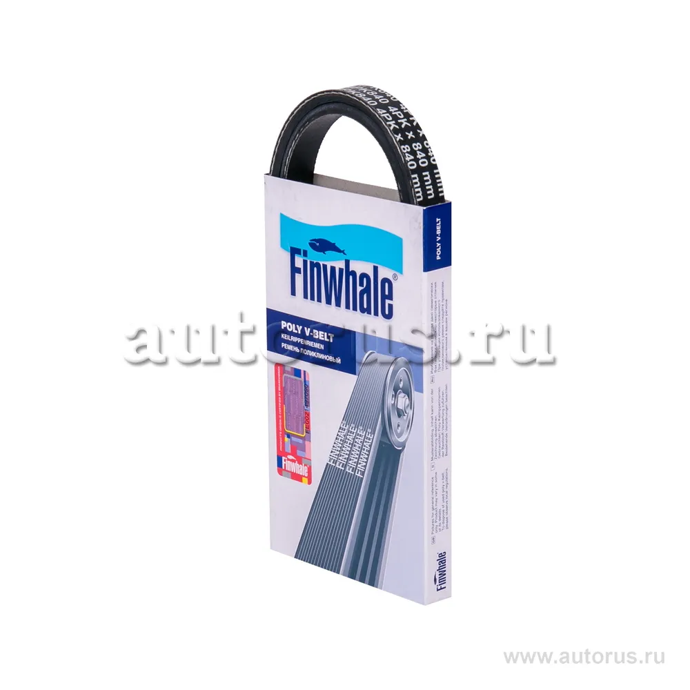 Ремень приводной Aveo(T250/T255) 1.2L, Spark(M300) 1.2L/1.0L FINWHALE bp4pk840