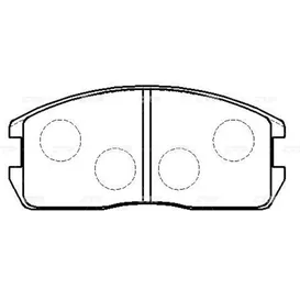 Тормозные колодки CTR CKM-33