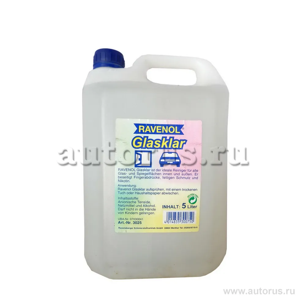Очиститель стекол RAVENOL Glasklar 5 л Ravenol 1360025-005