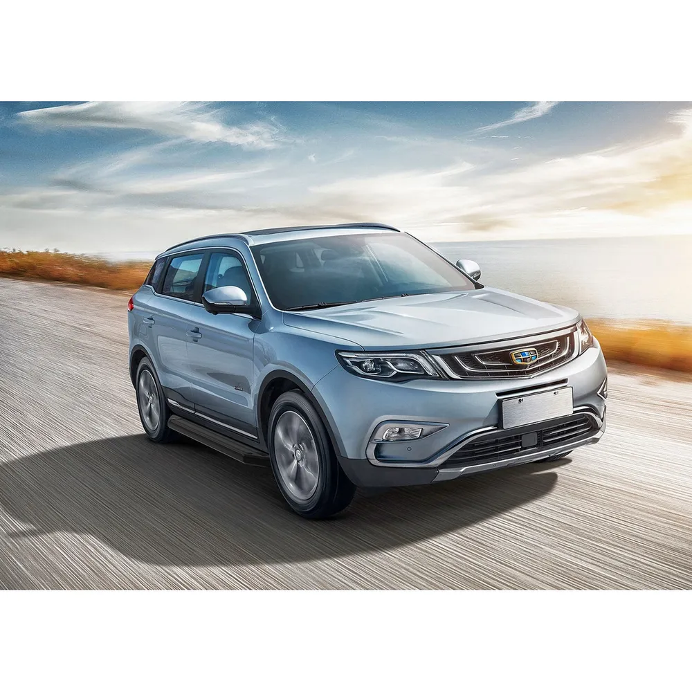 Порог-площадка Premium-Black A173ALB + комплект крепежа, RIVAL, Geely Atlas 2018- Geely Atlas A173ALB.1903.2