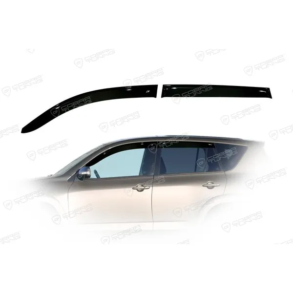Дефлектора на окна Toyota Rav 4 III 5d 2006EuroStandard деф.окон Cobra Tuning TE22006