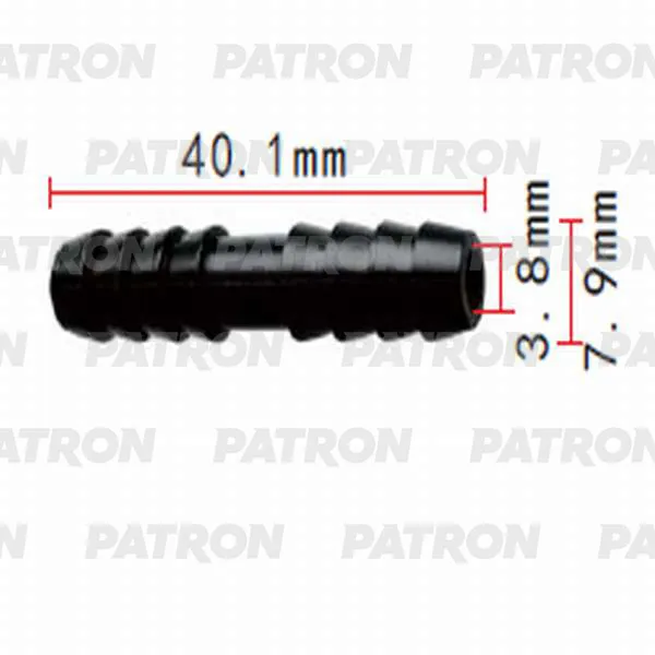 Тройник для Прямой 6x6 PATRON P370842