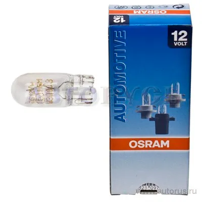 Лампа 12V W3W 3W OSRAM ORIGINAL LINE 1 шт. картон 2821