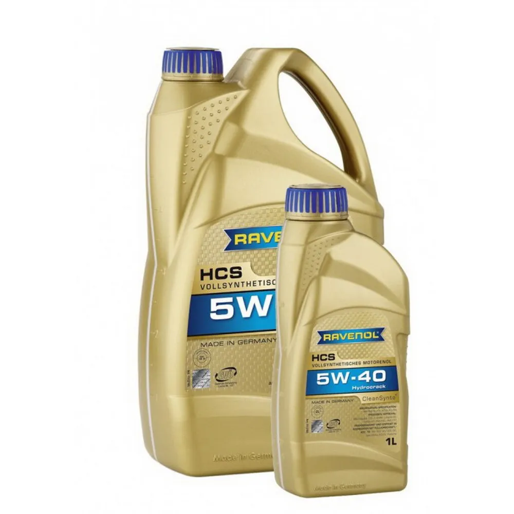 Моторное масло RAVENOL HCS SAE 5W-40 (1л) new 1112105-001 (4014835723917)