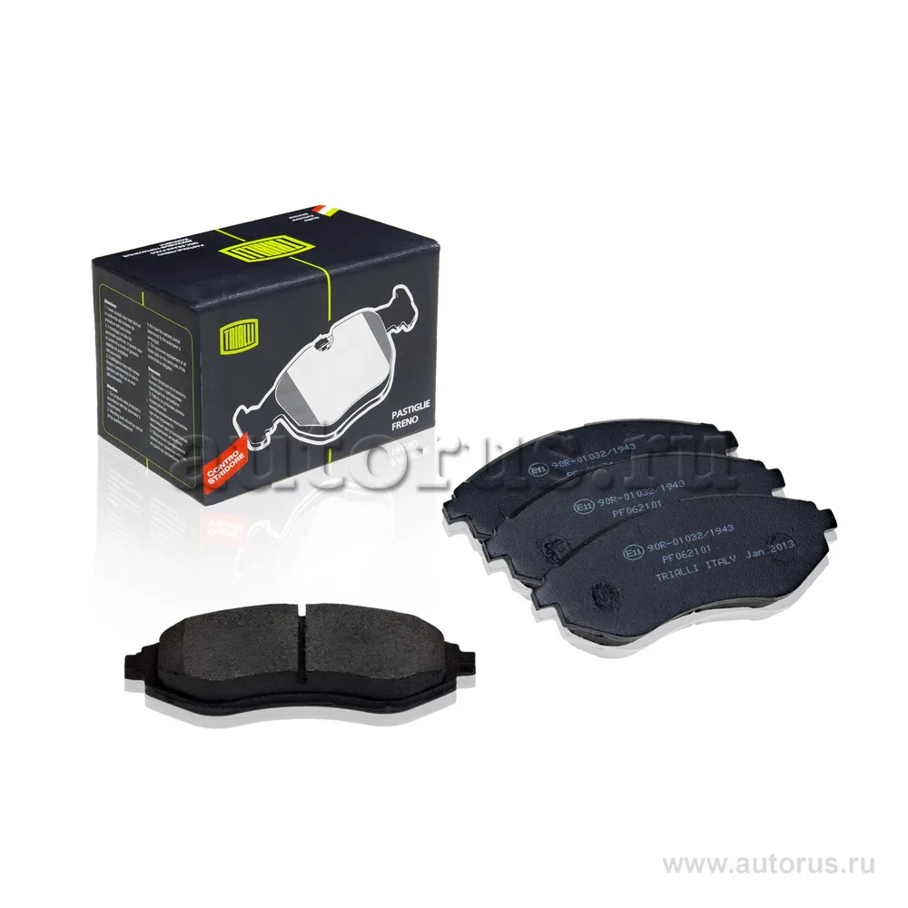 Колодки торм. для а/м Chevrolet Aveo T200 (02-)/T255 (08-) диск. перед. TRIALLI PF 062101