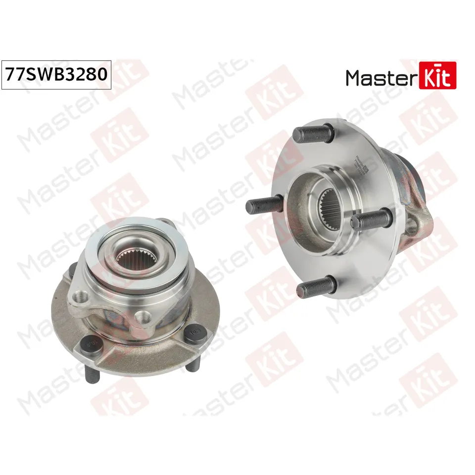 Ступица в сборе с подшипником перед. Nissan NV200/EVALIA 2010 - 77SWB3280 MASTERKIT 77SWB3280