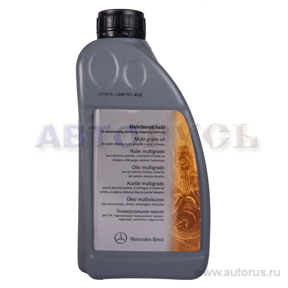 Жидкость гидроусилителя Mercedes-Benz Multi-Grade Oil синтетическое 1 л A001 989 24 03 10