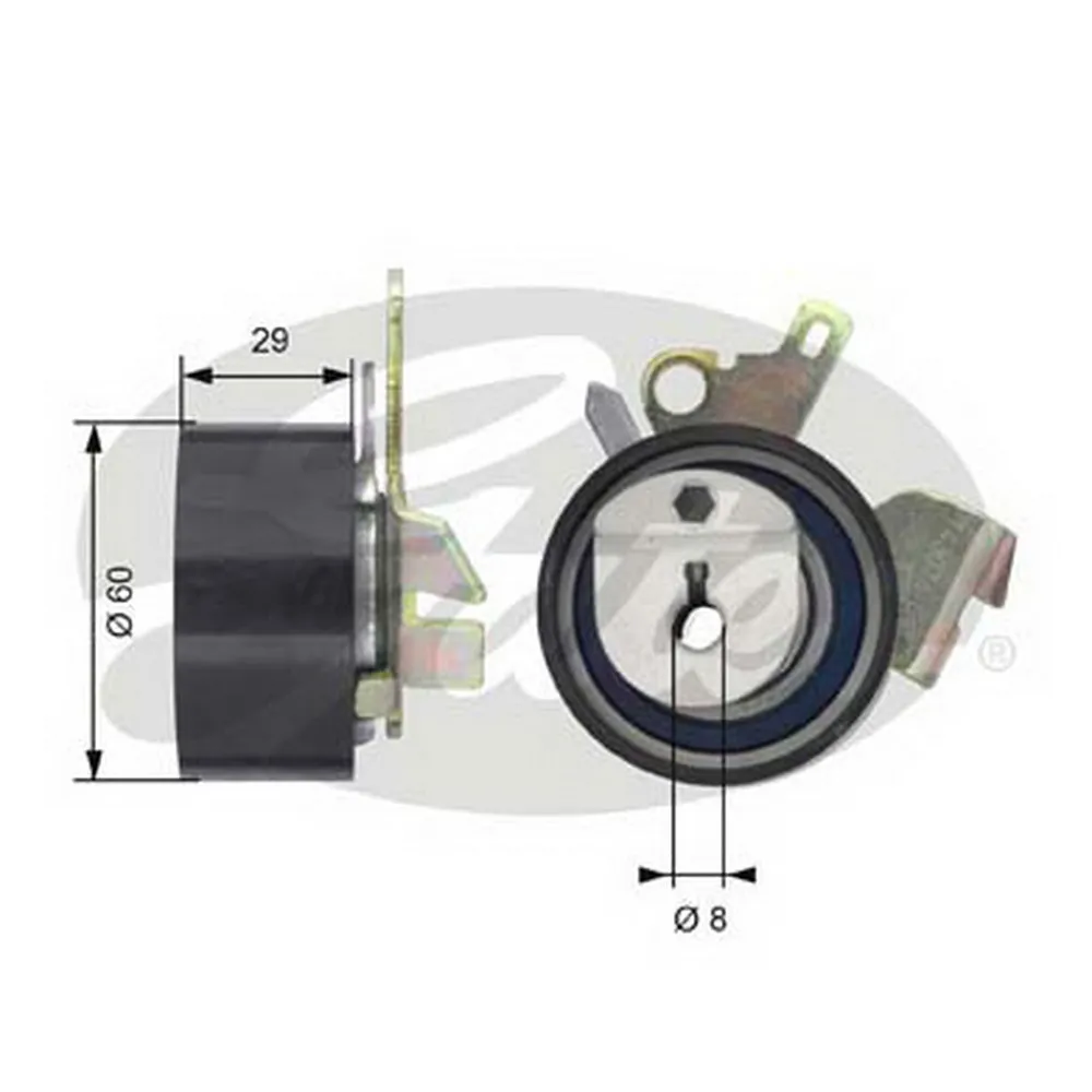 Натяжной ролик t43074 (7784-21067)