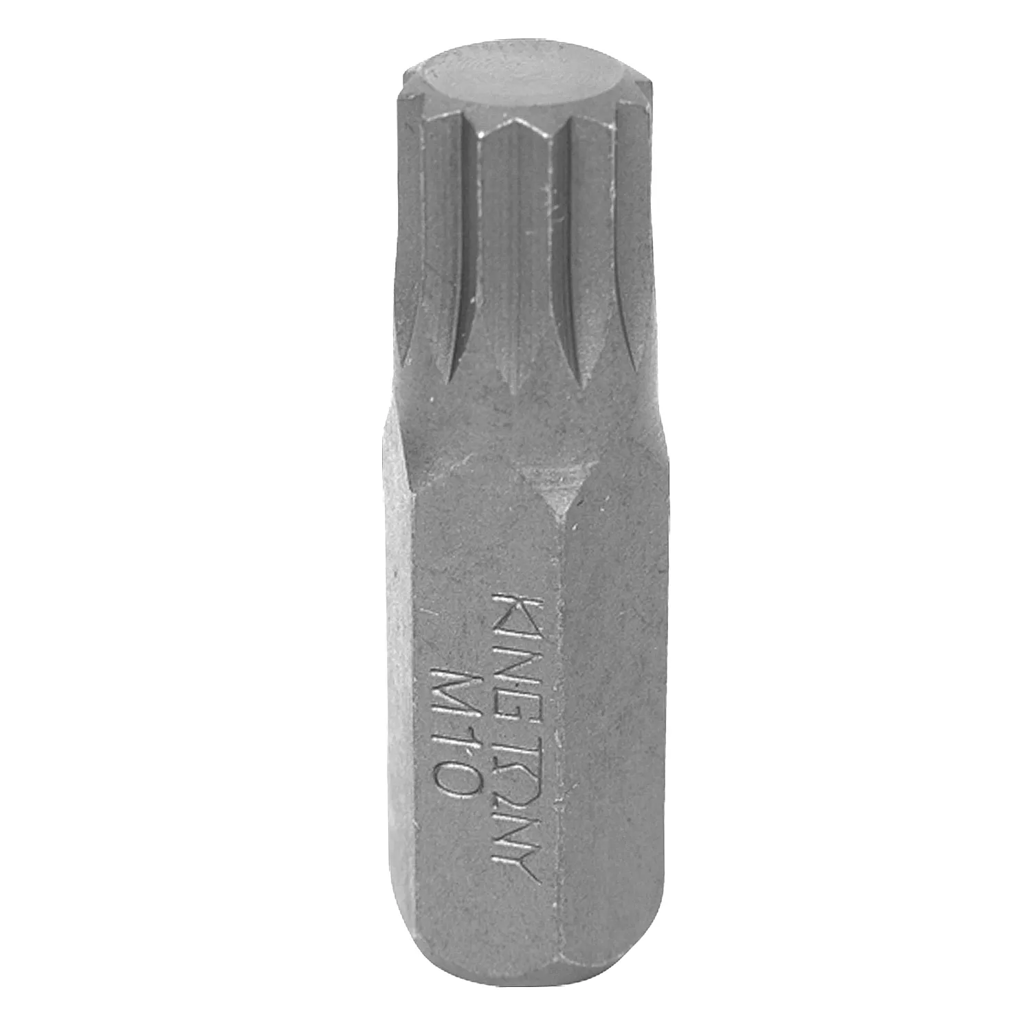 Вставка, бита торцевая 10 мм, SPLINE, М10, L 36 мм KING TONY 163610M