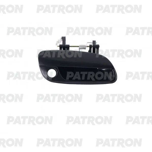 Ручка наружная двери передн прав Hyundai Elantra 2001-2006 (черн) PATRON P20-0193R