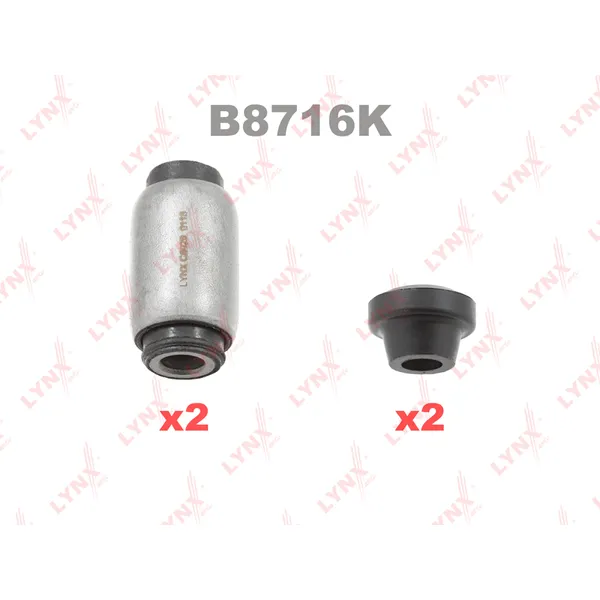 Комплект сайлентблоков LYNXauto B8716K