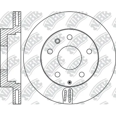Диск тормозной задний AUDI Q7 06->/CAYENNE/TOUAREG 02-> D=330MM NIBK RN1737