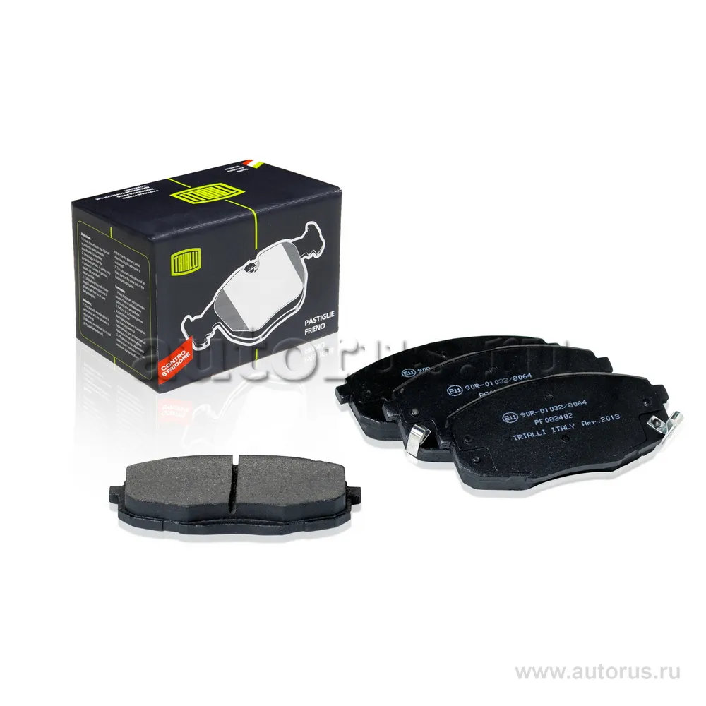 Колодки торм. для а/м Kia Ceed (07-)/Hyundai i30 (07-) диск. перед. TRIALLI PF 083402