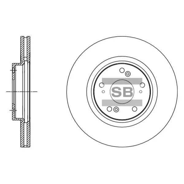 Диск тормозной SANGSIN BRAKE SD4112