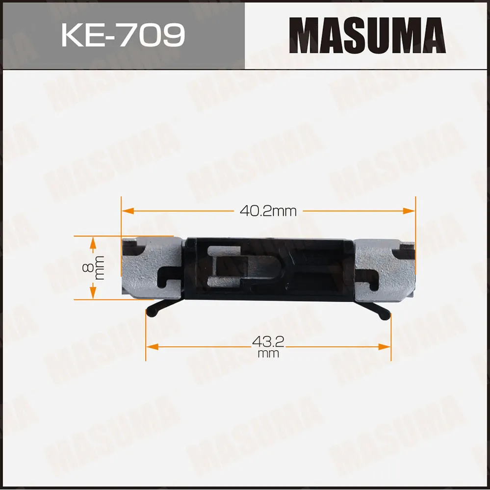 Пружинный зажим MASUMA MASUMA KE-709