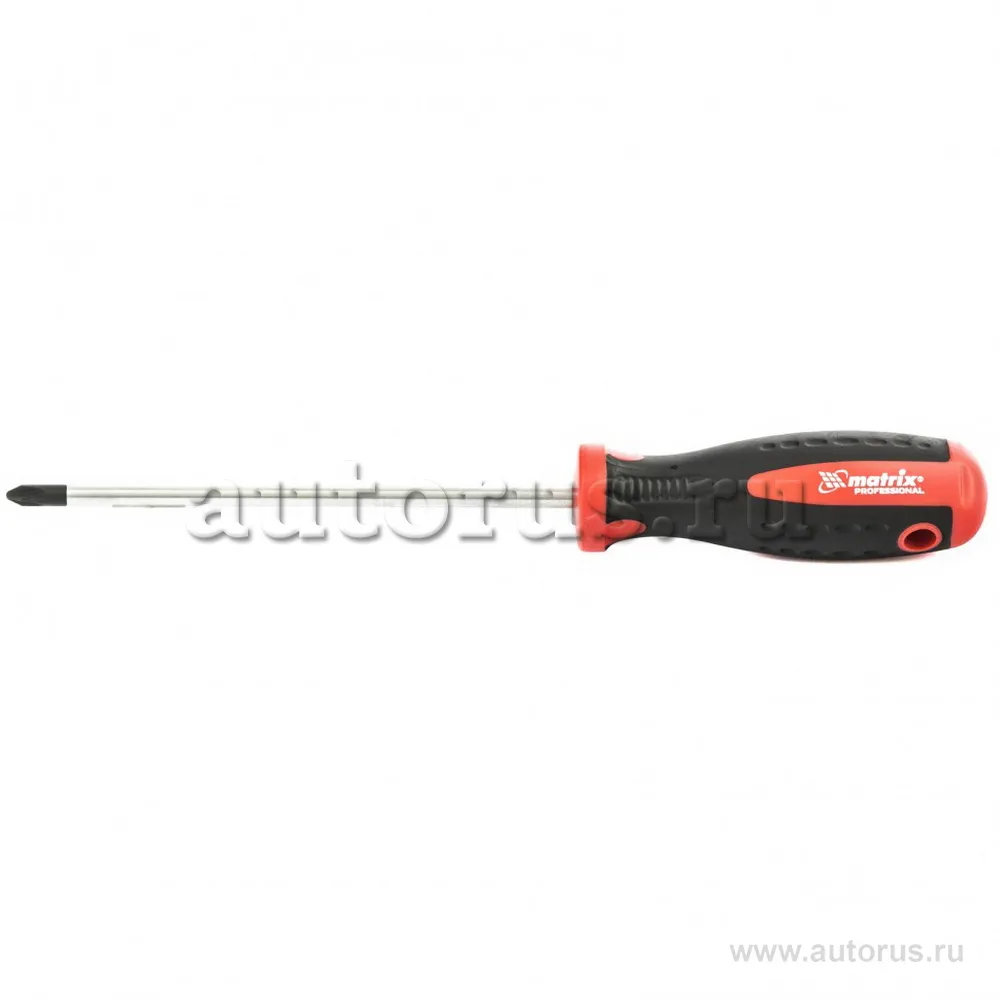 Отвертка Profi, Ph2x150 мм, S2, двухкомп. рукоятка MATRIX 11846
