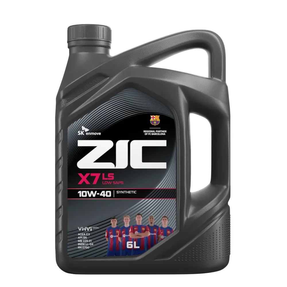 Масло моторное ZIC X7 LS 10W-40 синтетическое 6 л 172620