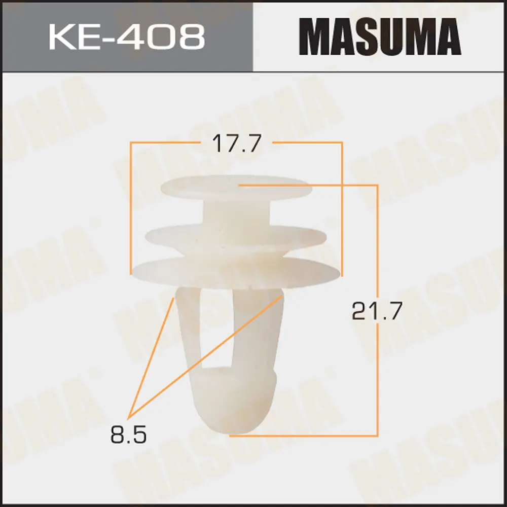 Клипса крепежная MASUMA KE-408
