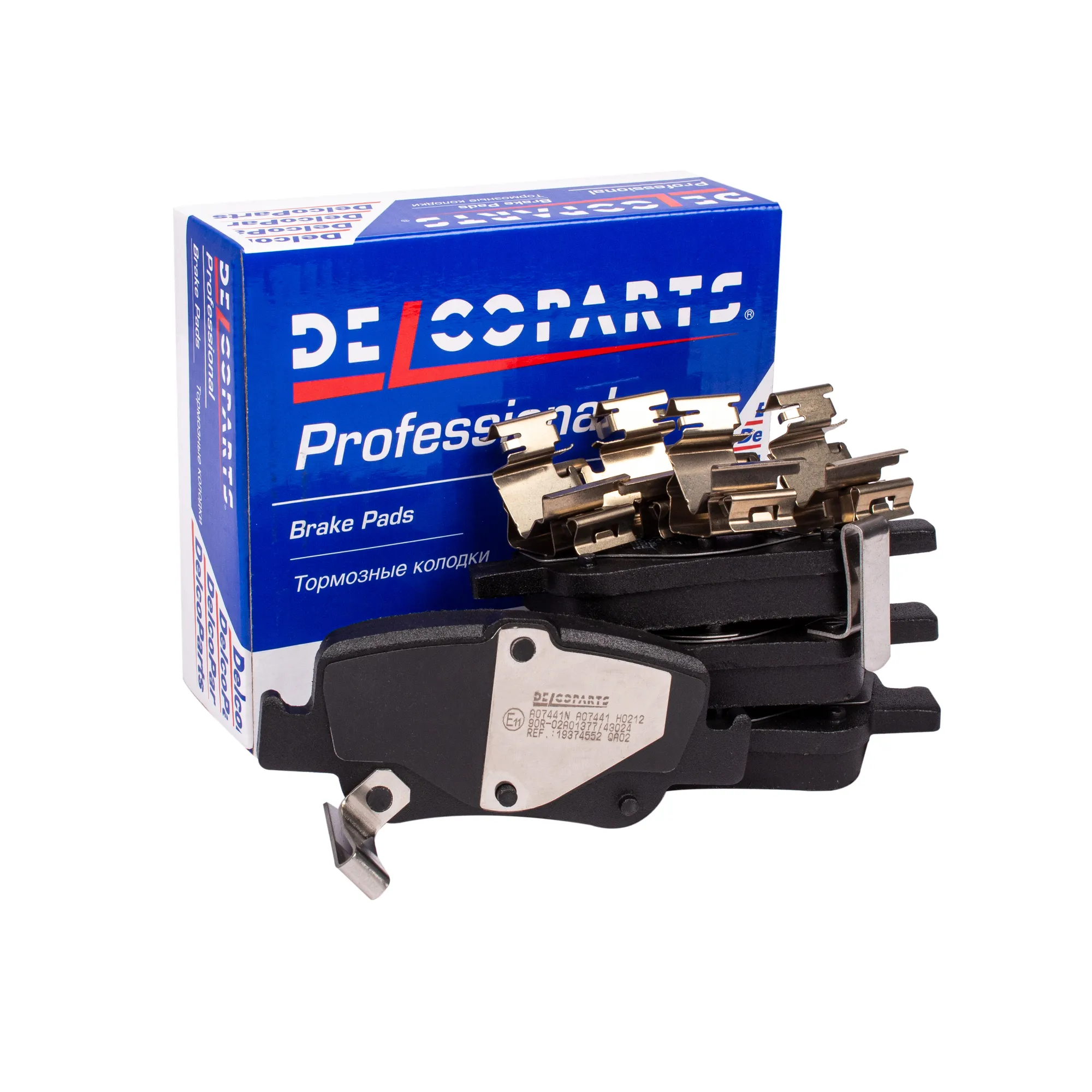 Колодки тормозные задние дисковые Toyota COROLLA DelcoParts 19374552