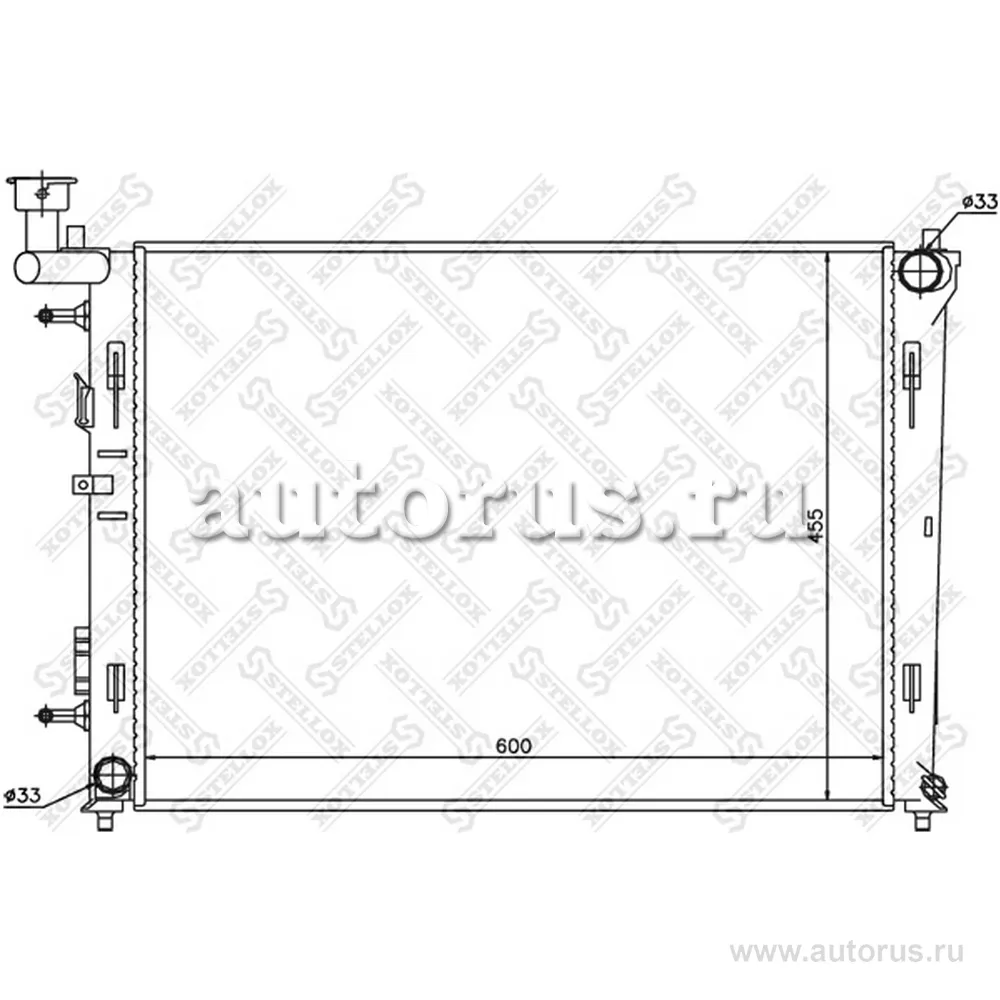 Радиатор системы охлаждения АКПП Hyundai Avante/Elantra/i30 1.4-2. STELLOX 10-25309-SX