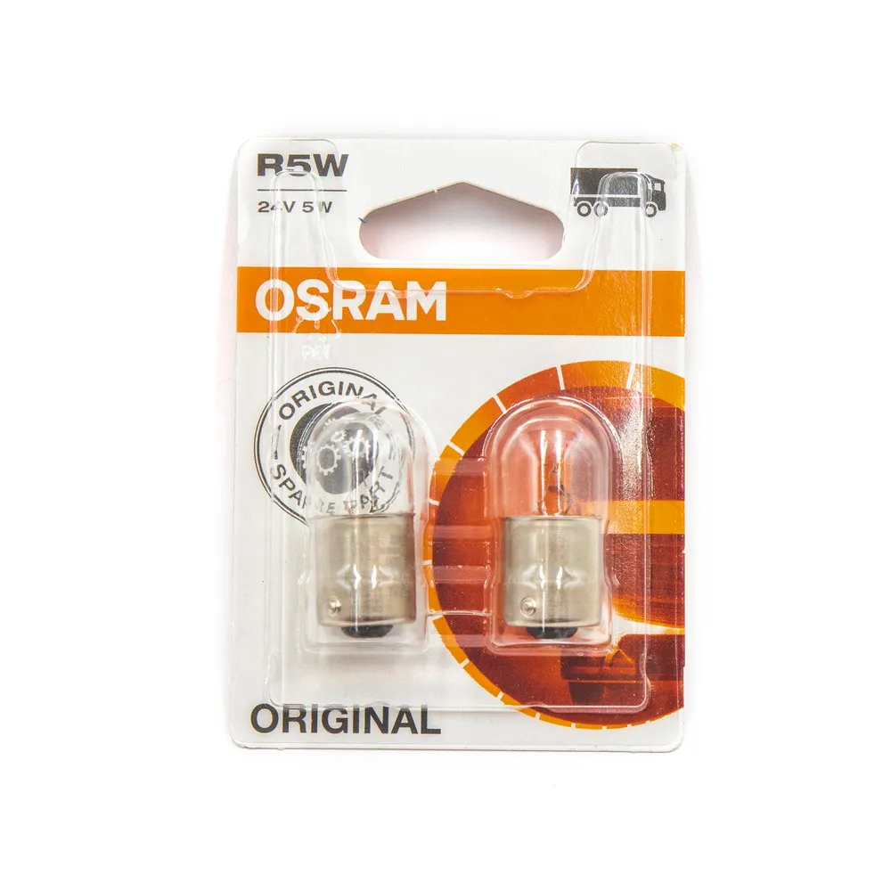 Лампа 24V R5W 5W BA15s OSRAM ORIGINAL LINE 2 шт. блистер 5627-02B
