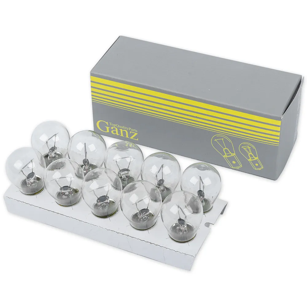 Лампа 24V P21W 21W BA15s GANZ 1 шт. BOX (10 шт. цена за 1 шт.) GIP06039