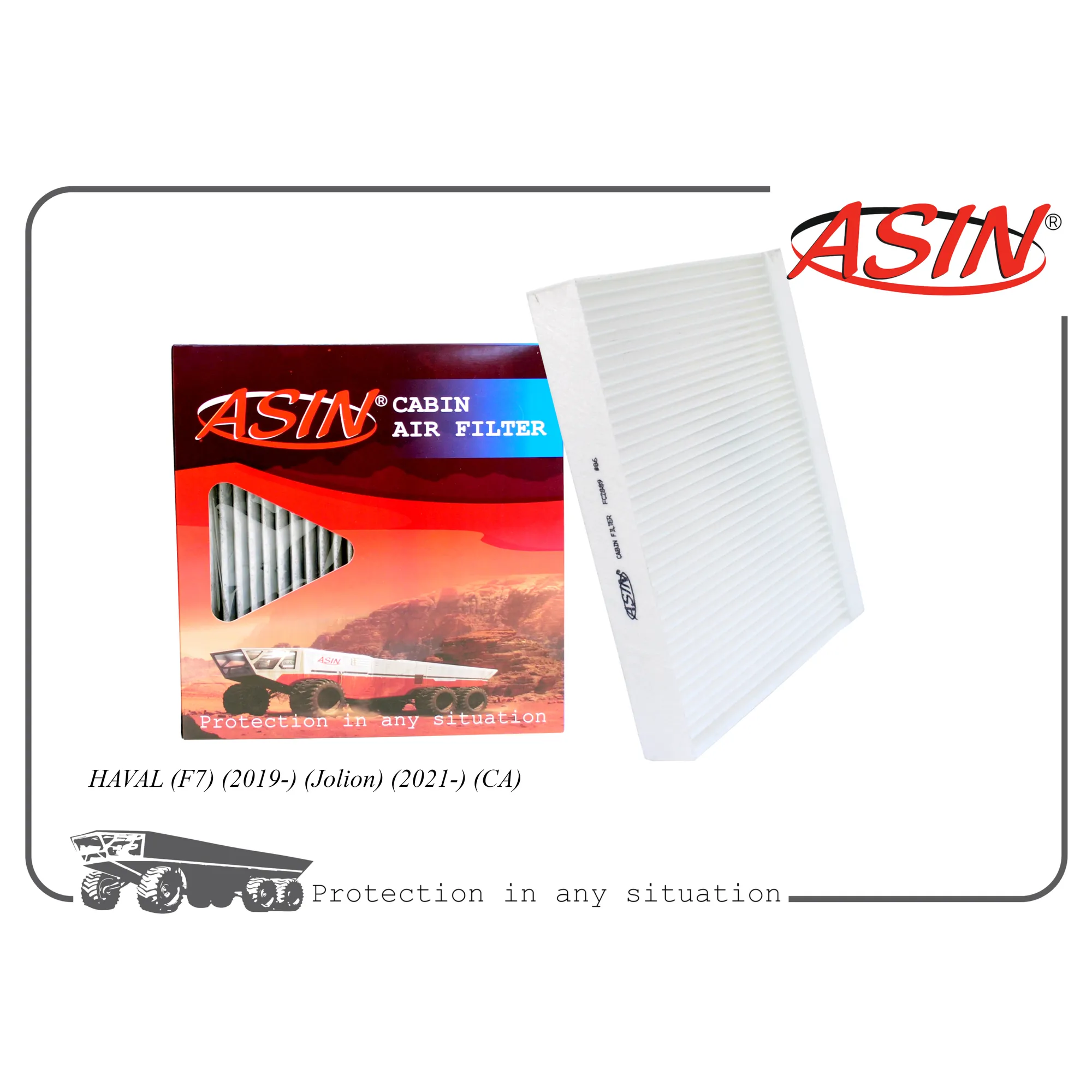 Фильтр салонный HAVAL F7 19->/Jolion 21-> ASIN ASIN.FC2889