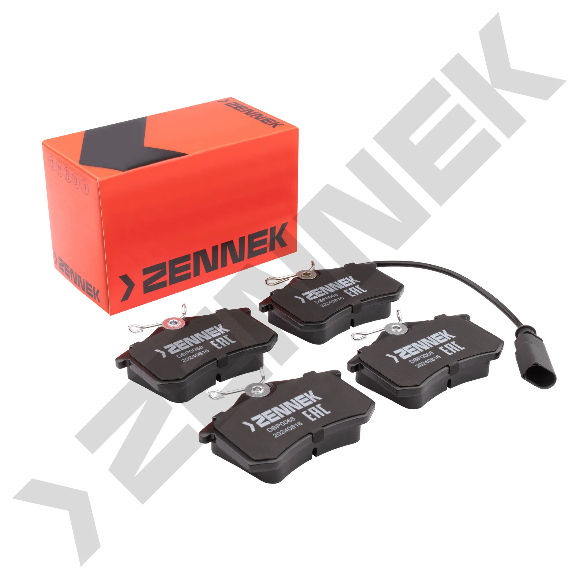 Колодки тормозные дисковые задние FORD GALAXY 95-06, VW SHARAN 95-10 ZENNEK DBP0068