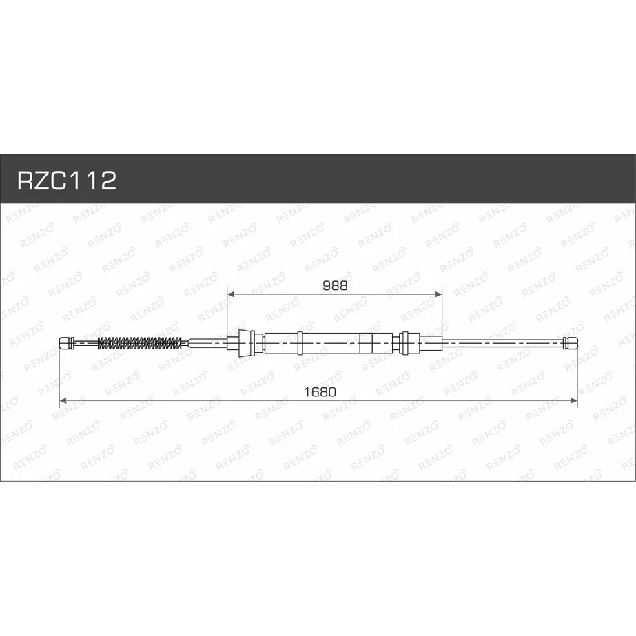 Тросы стояночного тормоза RENZO RZC112