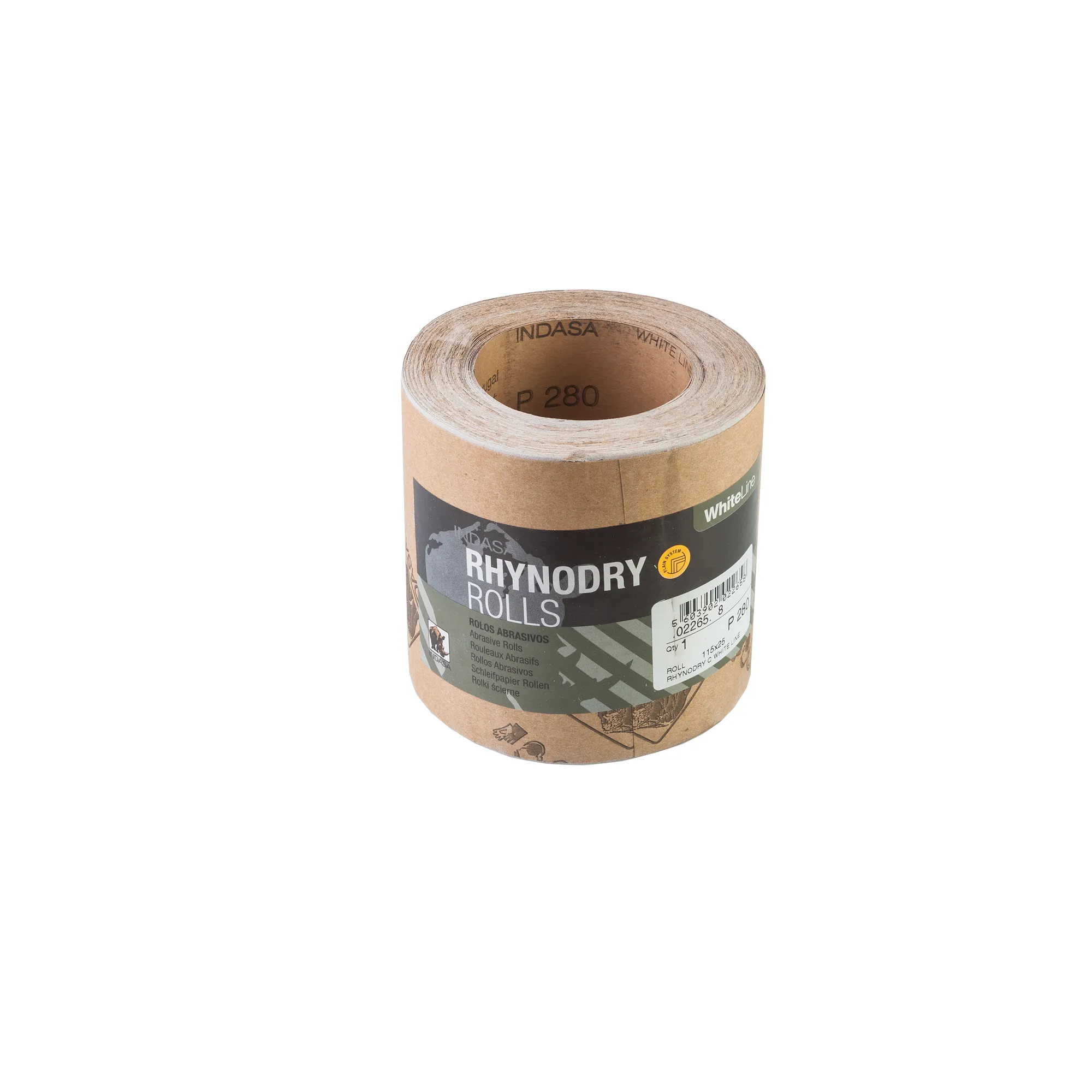 Рулон RHYNODRY 115 мм x25 м Р280 Indasa 02265