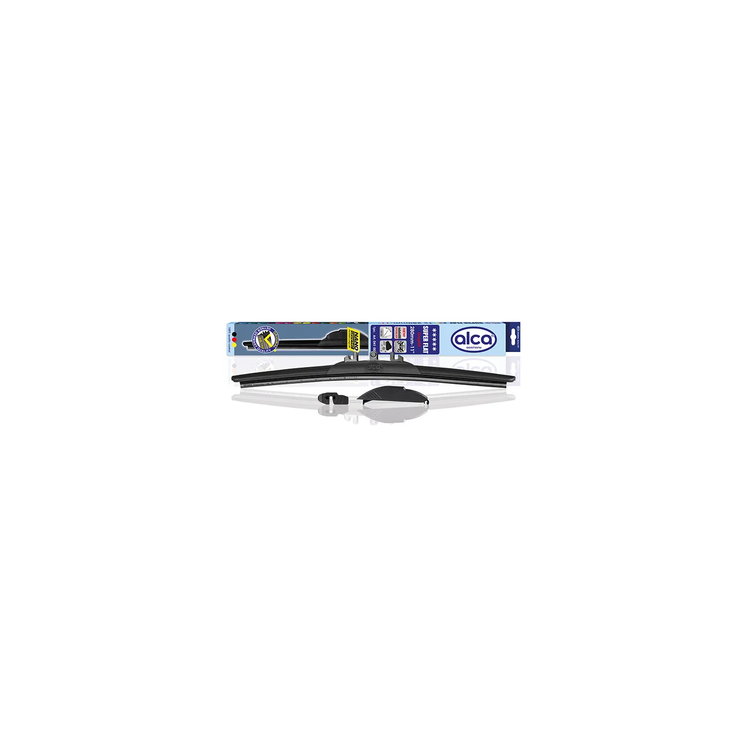 Щётка стеклоочистителя бескаркасная 280 мм Super Flat ALCA 041 000
