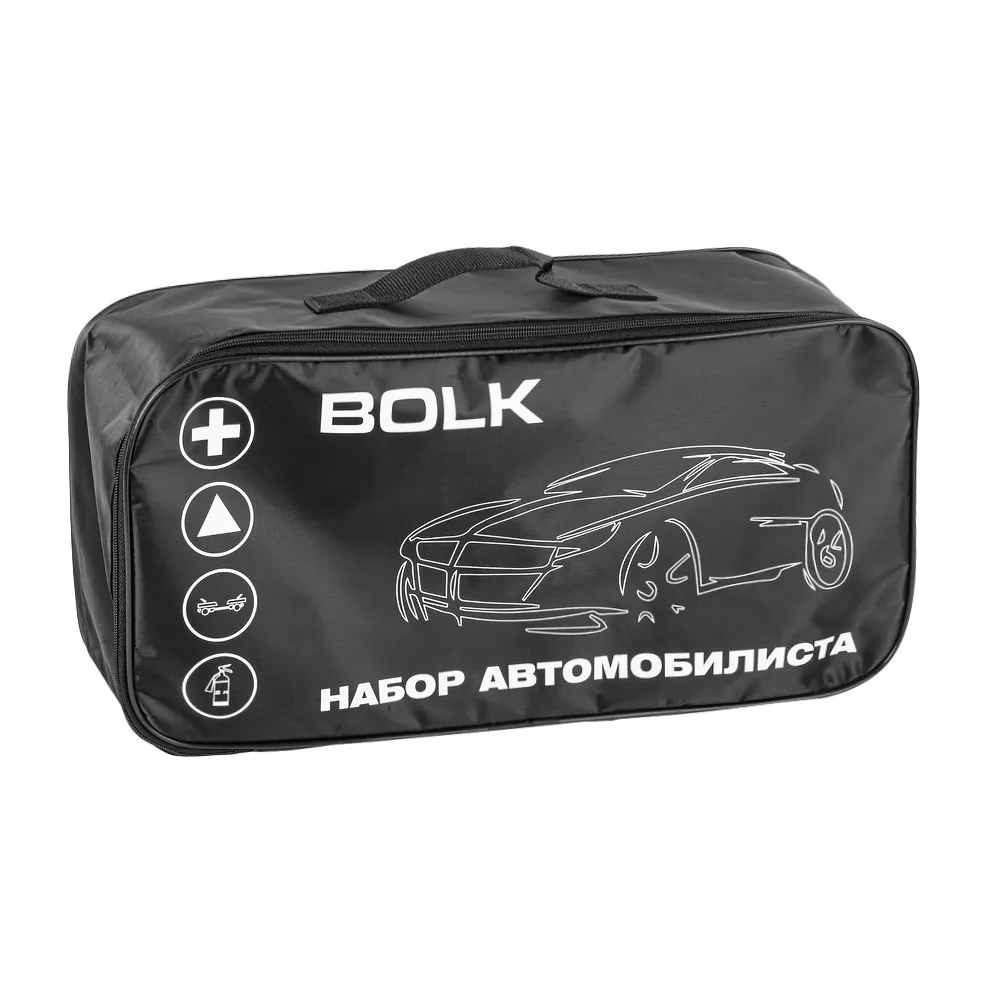 Сумка для набора автомобилиста BOLK черная 4 предмета BOLK BAA107001
