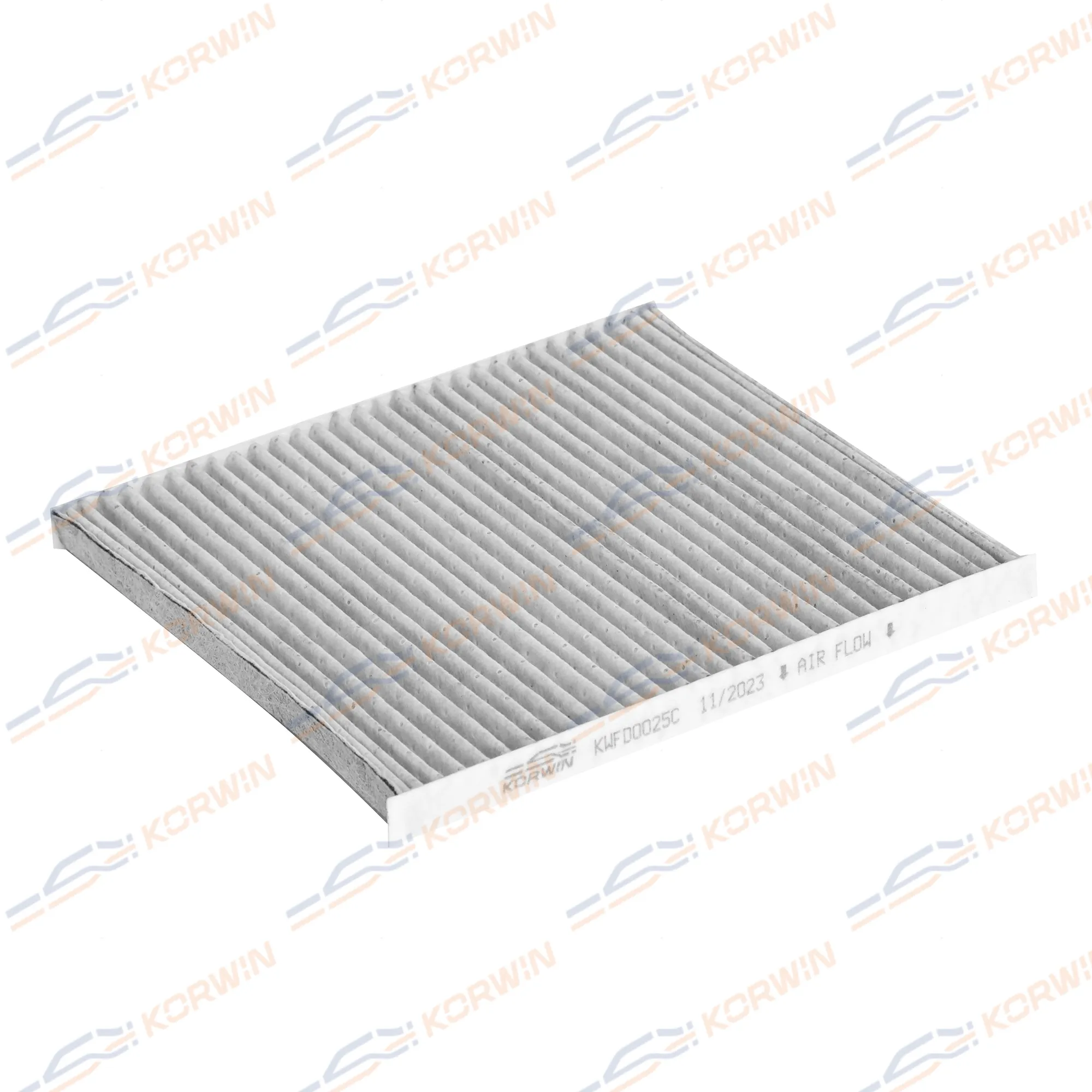 Фильтр салонный угольный Hyundai Solaris 11-/Kia Rio III 11- KORWIN KWFD0025C