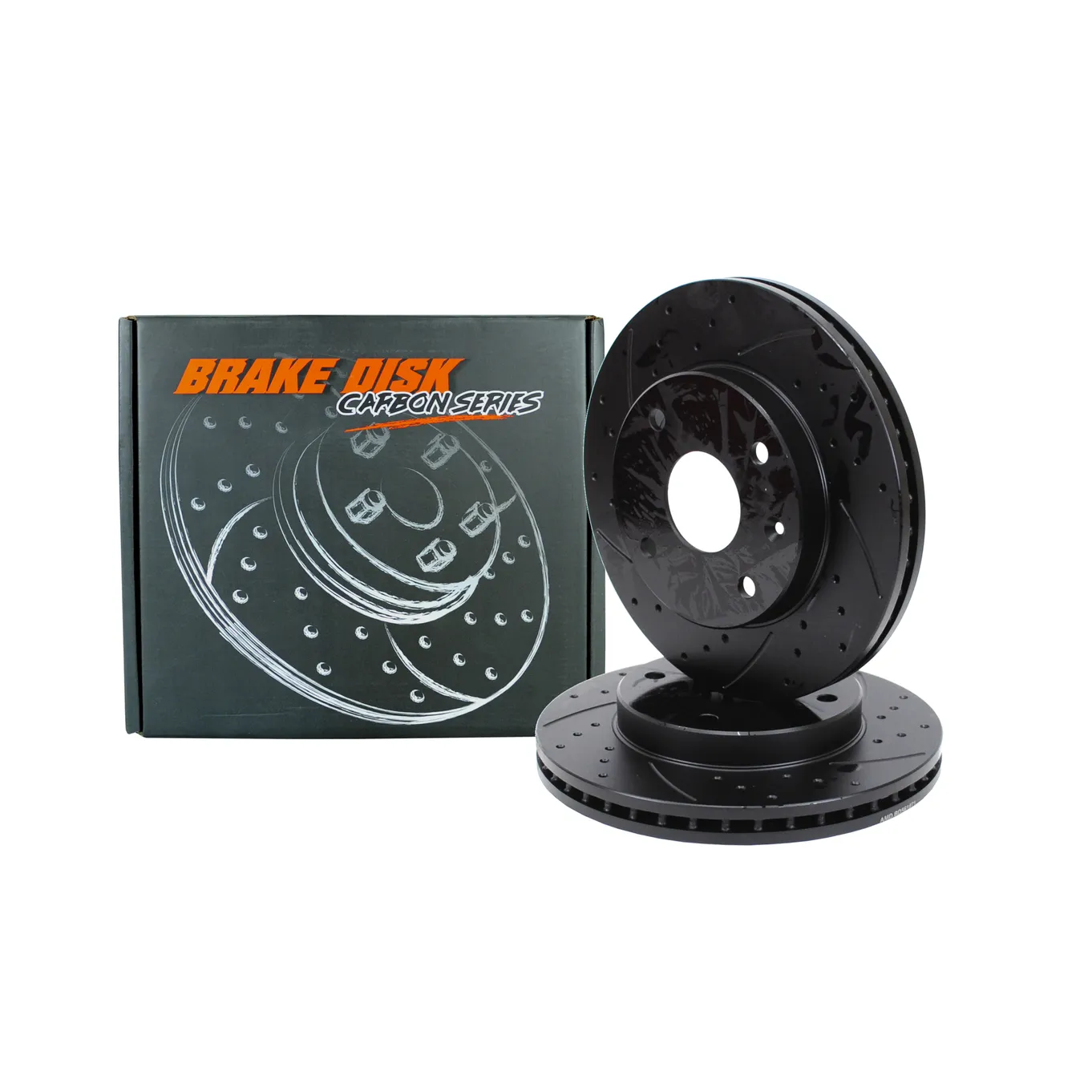 Диск тормозной передний (1 шт.) (CARBON SERIES) CHEVROLET (LACETTI J200) AMD AMD.BD569