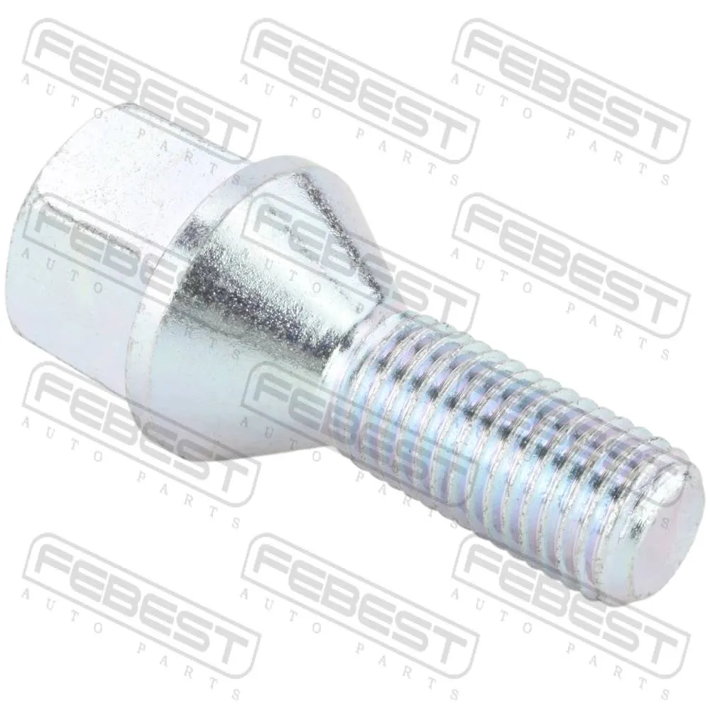 Болт колесный M12x1.5 L51.2 FEBEST 2485B-001