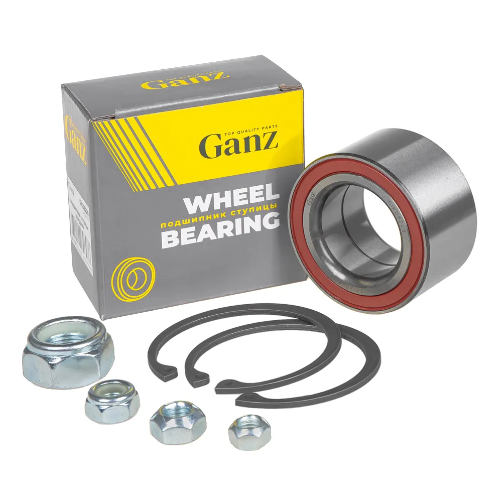 Подшипник ступицы передний AD 80 ->88 VW G2/G3/B2 (полный к-т) GANZ GIK05229