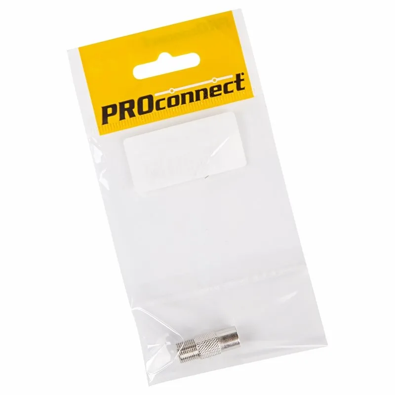 Переходник антенный, (гнездо F - гнездо TV), (1шт.) (пакет) PROconnect PROconnect 05430247