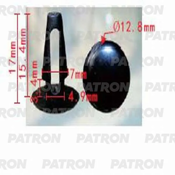 Клипса пластмассовая Infiniti, Lexus, Nissan, Toyota применяемость: вну PATRON P370340