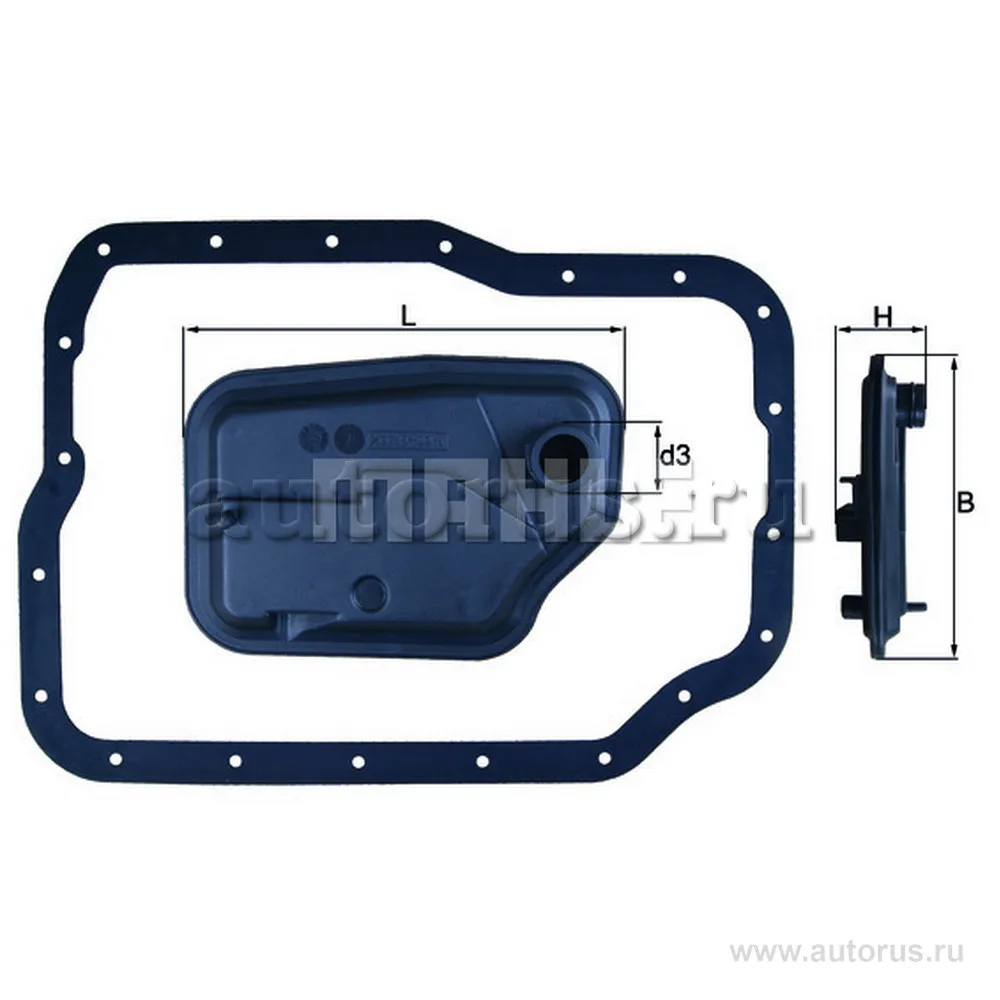 Фильтр АКПП с прокладкой поддона FORD Focus II/C-Max / MAZDA 3/6 KNECHT/MAHLE HX 149D