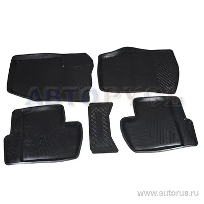 Коврики салона резиновые АГАТЭК A.004.58.S PEUGEOT 308 08-