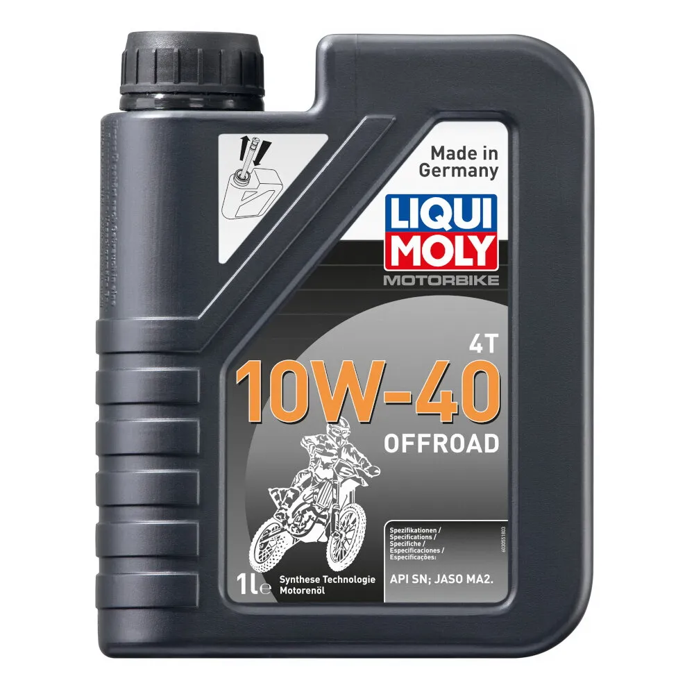 Масло моторное LIQUI MOLY Motorbike 4T Ofroad 10W-40 синтетическое 1 л 3055