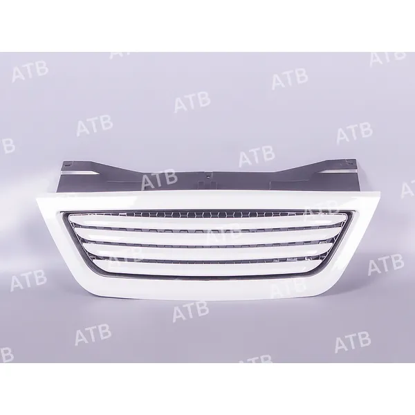 Решетка радиатора Daewoo Nexia 1 2008-2016 рестайлинг Белый GAZ верх (жабра) ATB 1ADN1GJAWGAZ