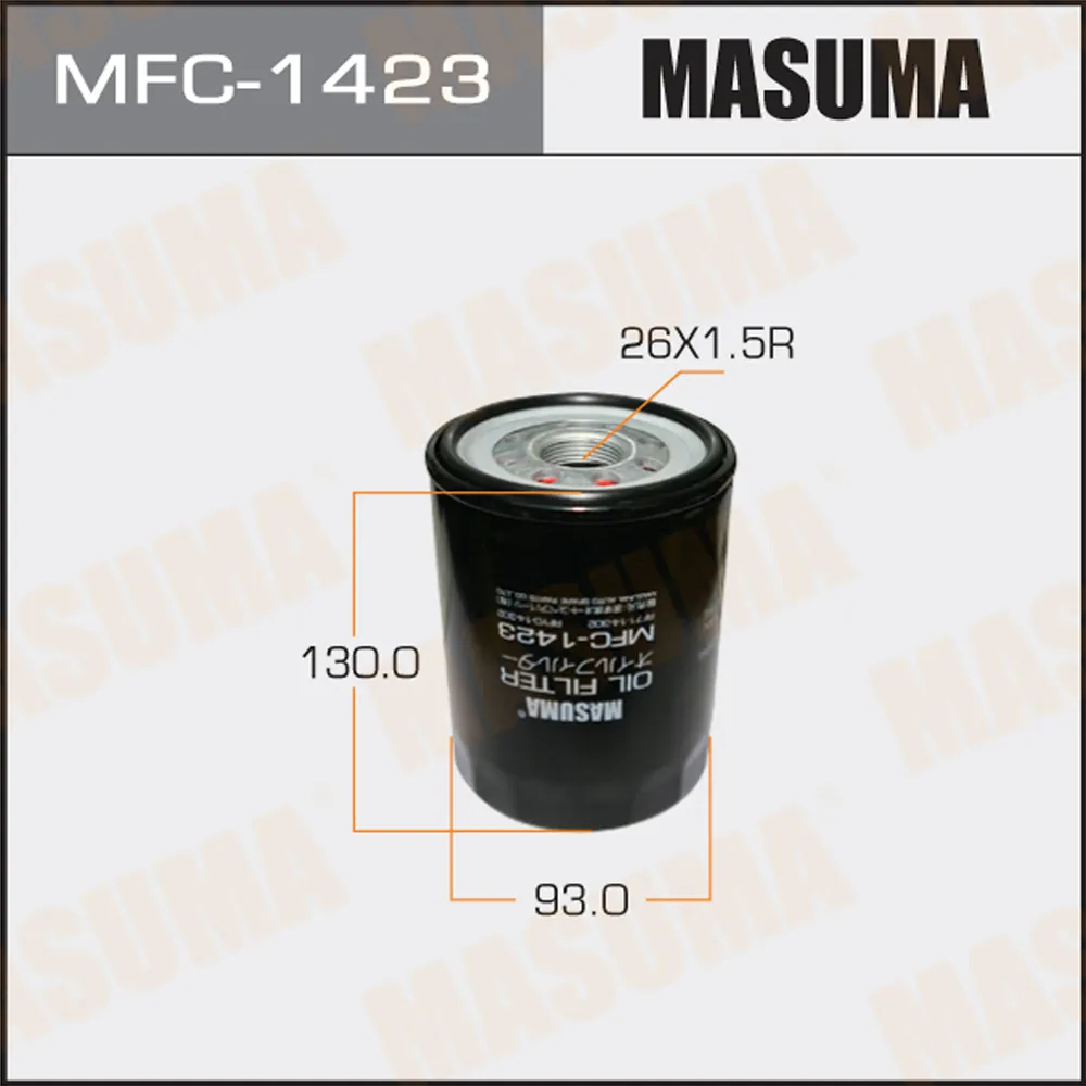 Фильтр масляный MAZDA 626 MASUMA MFC-1423